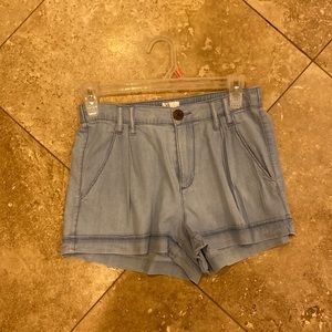 SO size small faux jean shorts. Comfortable, stretchy, worn 3 times.